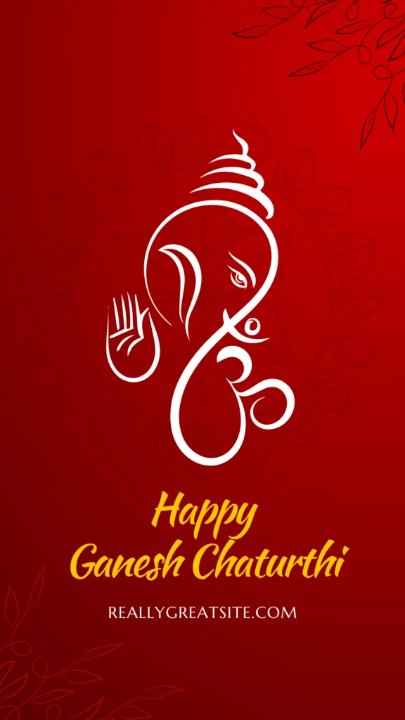 Red Ganesh Chaturthi Your Story